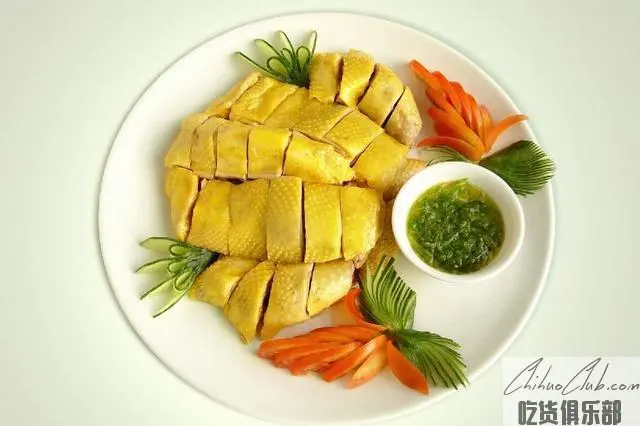 White cut Hetian chicken