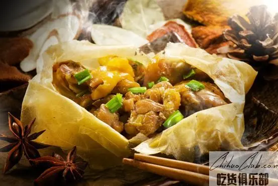 Wuzhou paper wrapped chicken