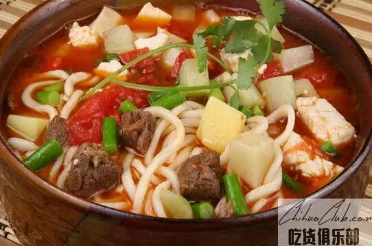 Lamb minced noodles