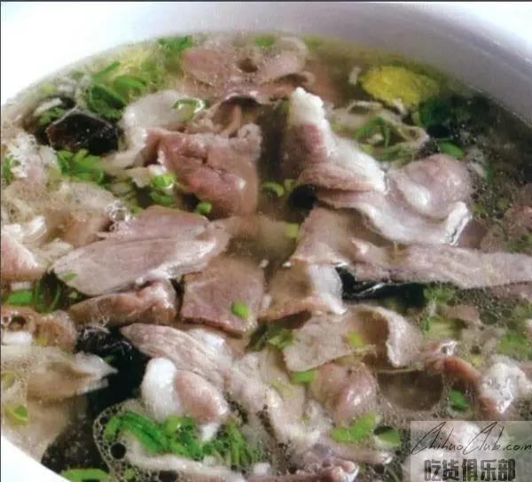 汆羊肉片汤