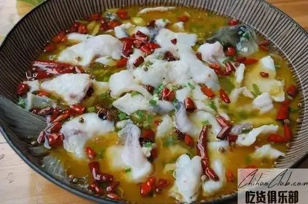 Boiled Fish with Pickled Cabbage and Chilis
